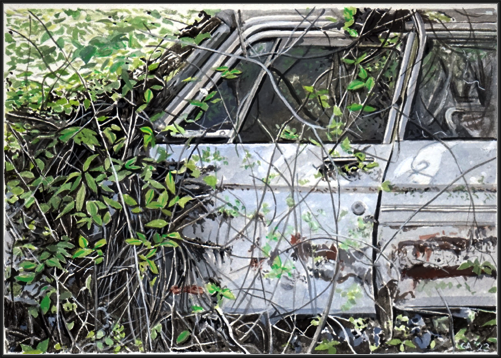 Once Upon a Time in America 4 (2023)
14.5 x 10 cm
gouache on card
(Sold)